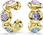 Swarovski Gema Crystal Hoop Earrings
