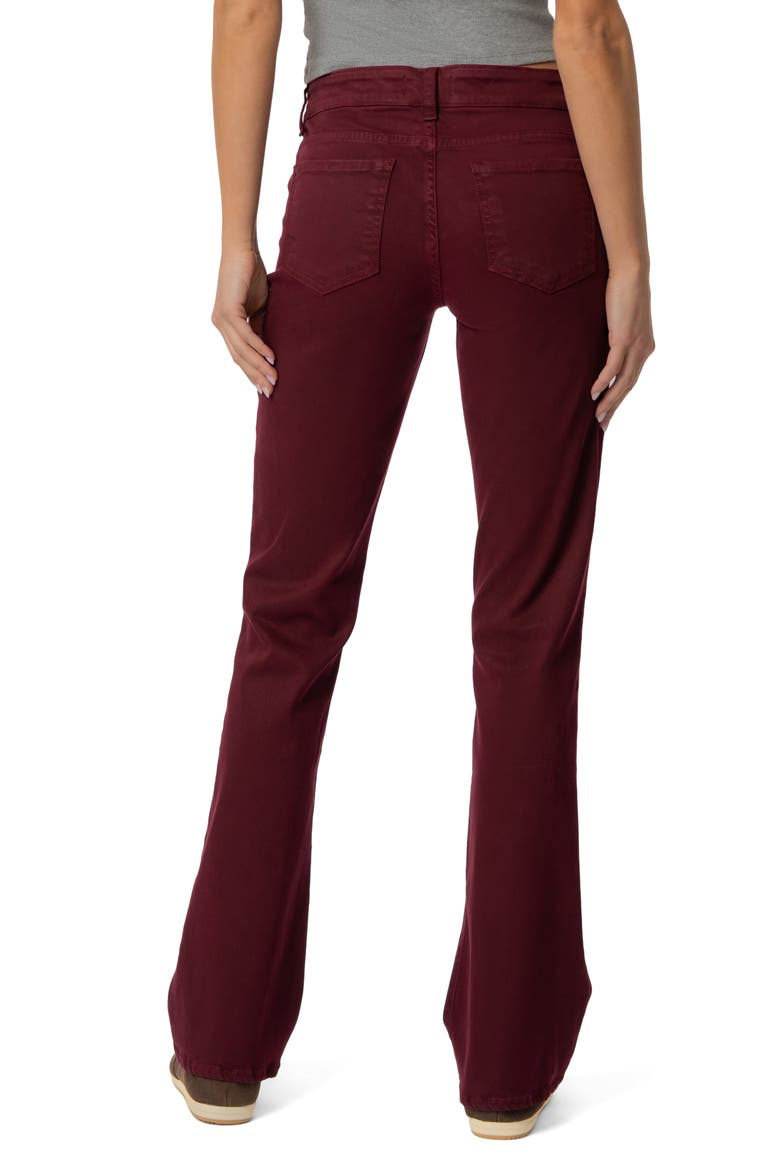 Natalie Bootcut Jeans, Alternate, color, DARK CHERRY