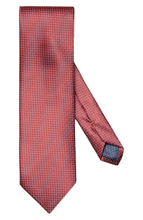 Chevron Neat Silk Tie
