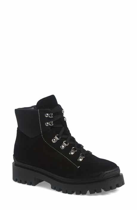 ショートブーツ・ブーティ Reboot Rainy Days Sneakers - OFF WHITE - Leather - Black Off-White Reboot Rainy Days Rain Boot (Women) | Nordstromrack