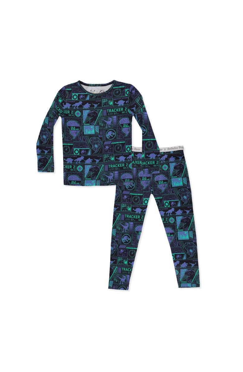 Bellabu Bear Kids' Jurassic Park Tracker Set of 2 Piece Pajamas, Main, color, Jurassic Park: Tracker