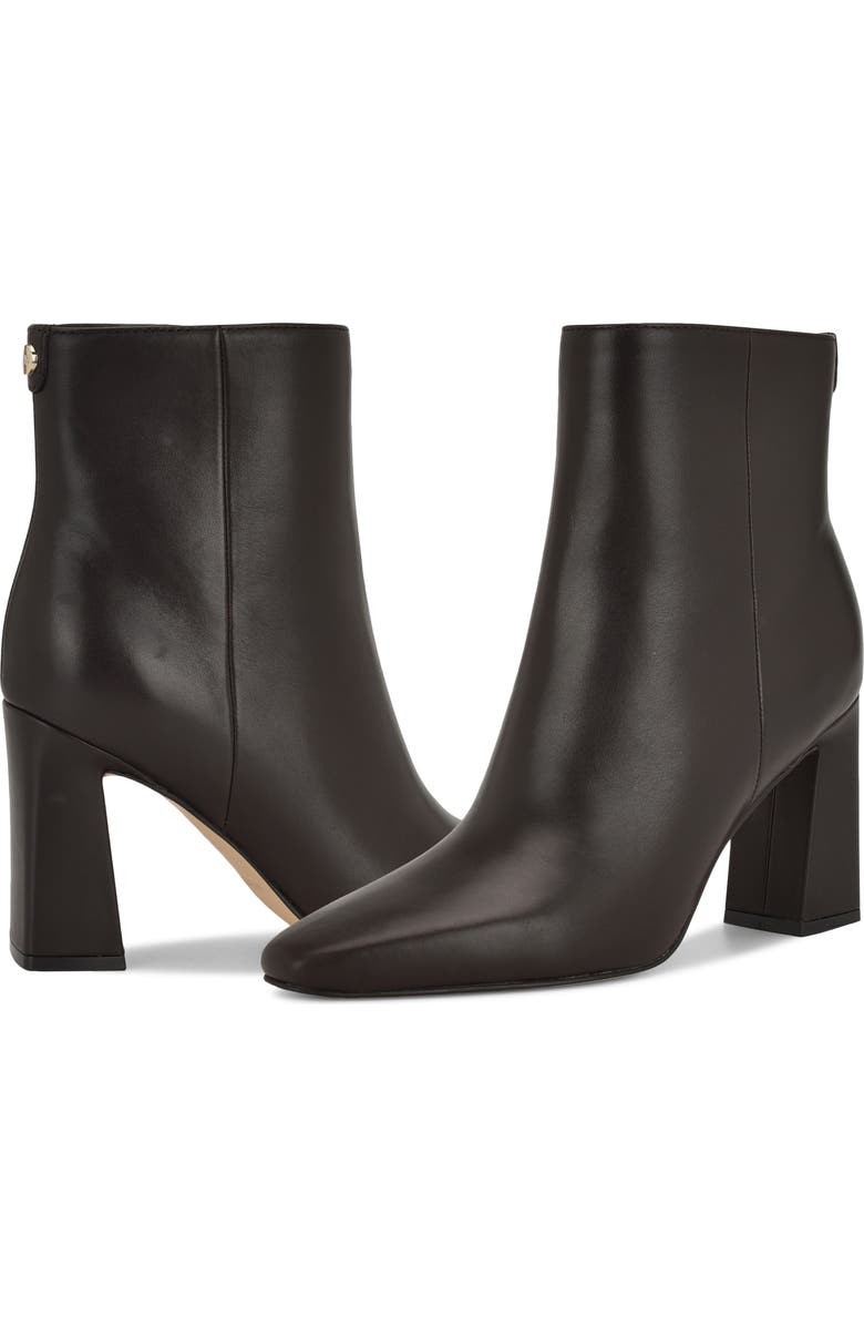 Nine West Reraye Bootie, Alternate, color, Dark Brown Leather