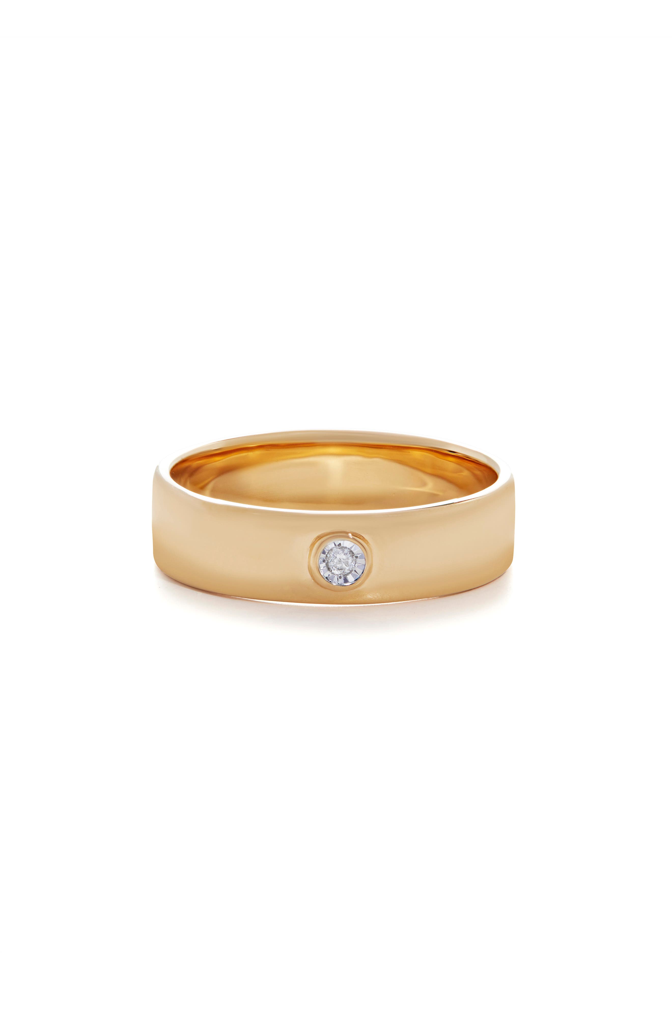Monica Vinader Lab Grown Diamond Essential Band Ring
