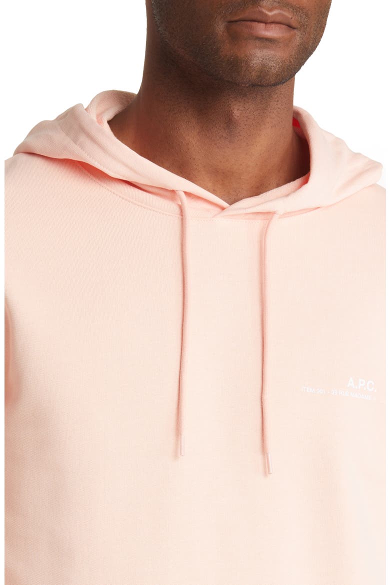 Cotton Hoodie, Alternate, color, WASHED PEACH