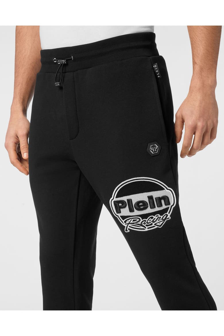 Jogging Pants Cars Racing Men, Alternate, color, black/white
