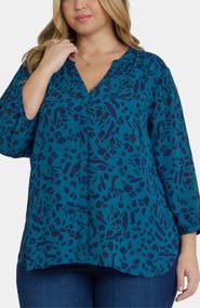 NYDJ Pintuck Top