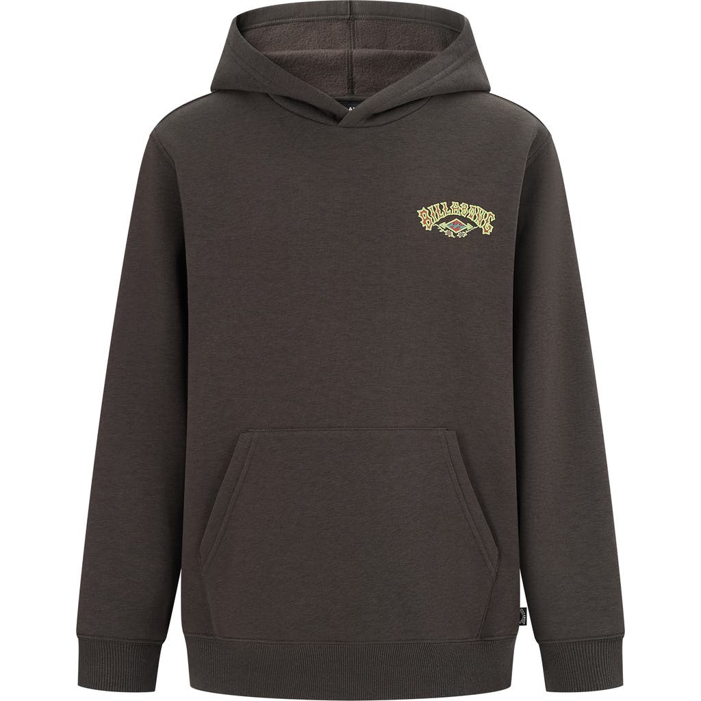 Billabong Kids' Rose Arch Graphic Hoodie In Black
