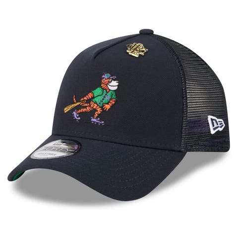 Men's New Era  Navy Detroit Tigers 2025 Big League Chew A-Frame 9FORTY Adjustable Trucker Hat