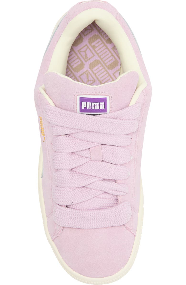PUMA Suede XL Sneaker, Alternate, color, Grape Mist-Warm White