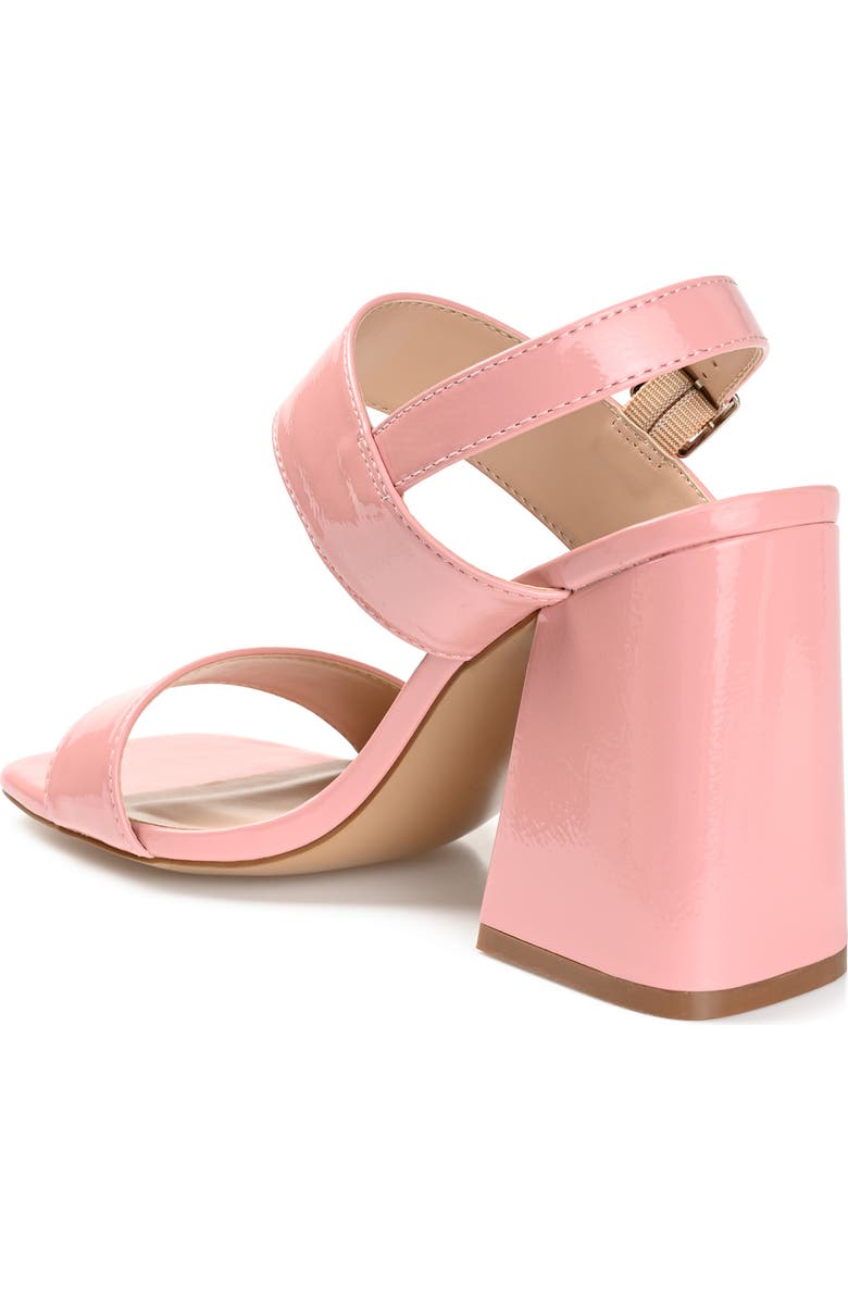 Journee Collection Adras Block Heel Sandal, Alternate, color, Pink