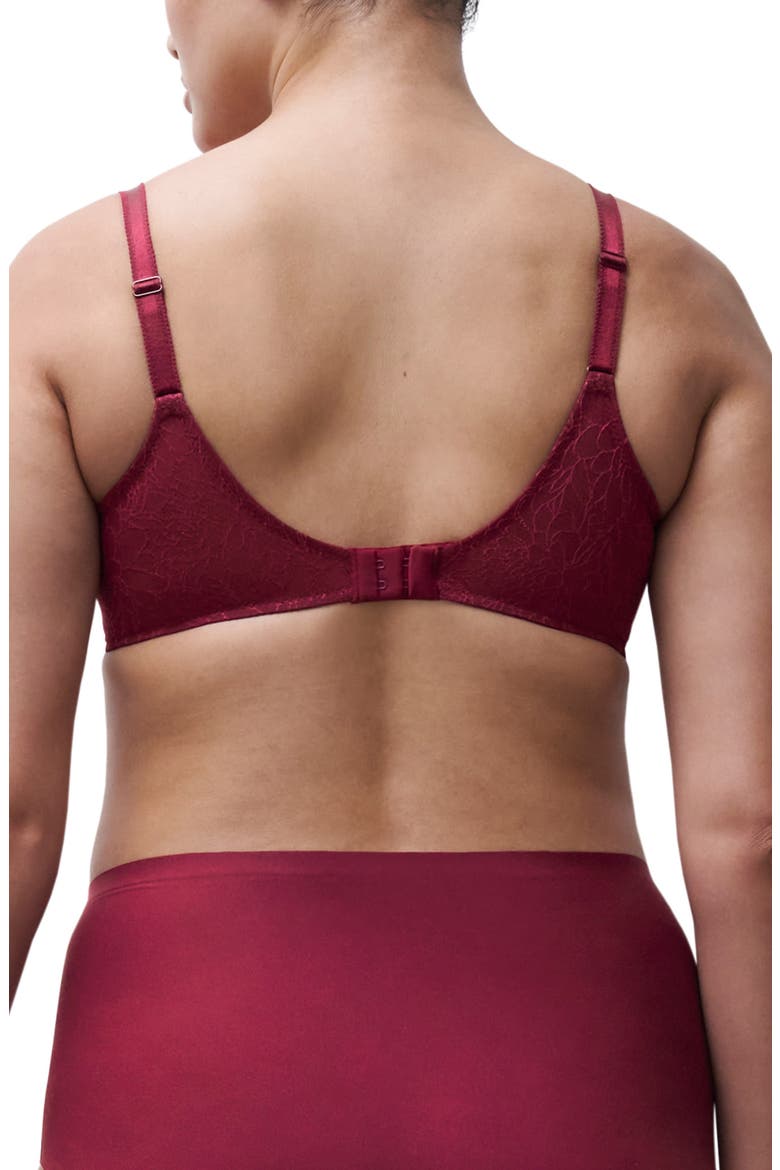 Belle Underwire Plunge Bra, Alternate, color, RASPBERRY