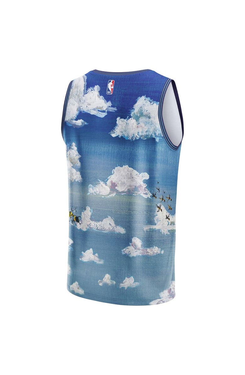 NBA X KIDSUPER Unisex NBA & KidSuper Studios by Fanatics Blue Charlotte Hornets Hometown Jersey, Alternate, color, Blue