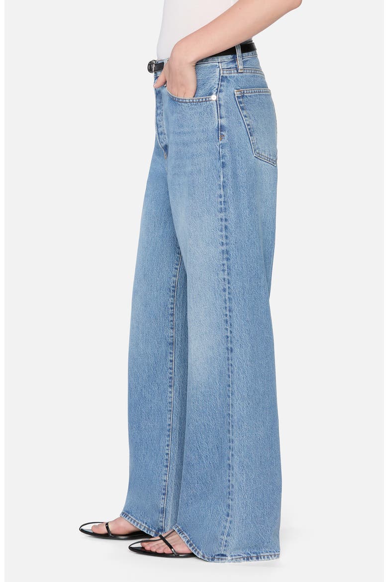 The Loose High Waist Wide Leg Jeans, Alternate, color, RUNDOWN