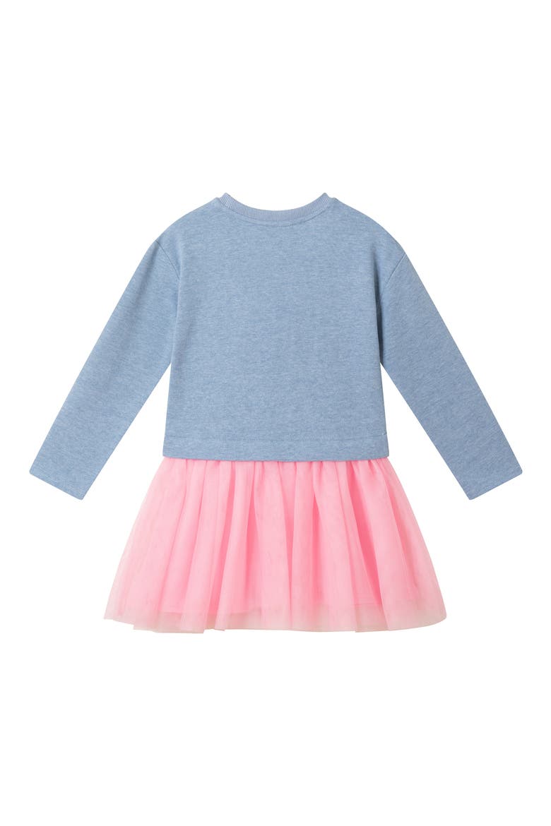 Kids' Bear Tulle Dress, Alternate, color, NAVY BEAR
