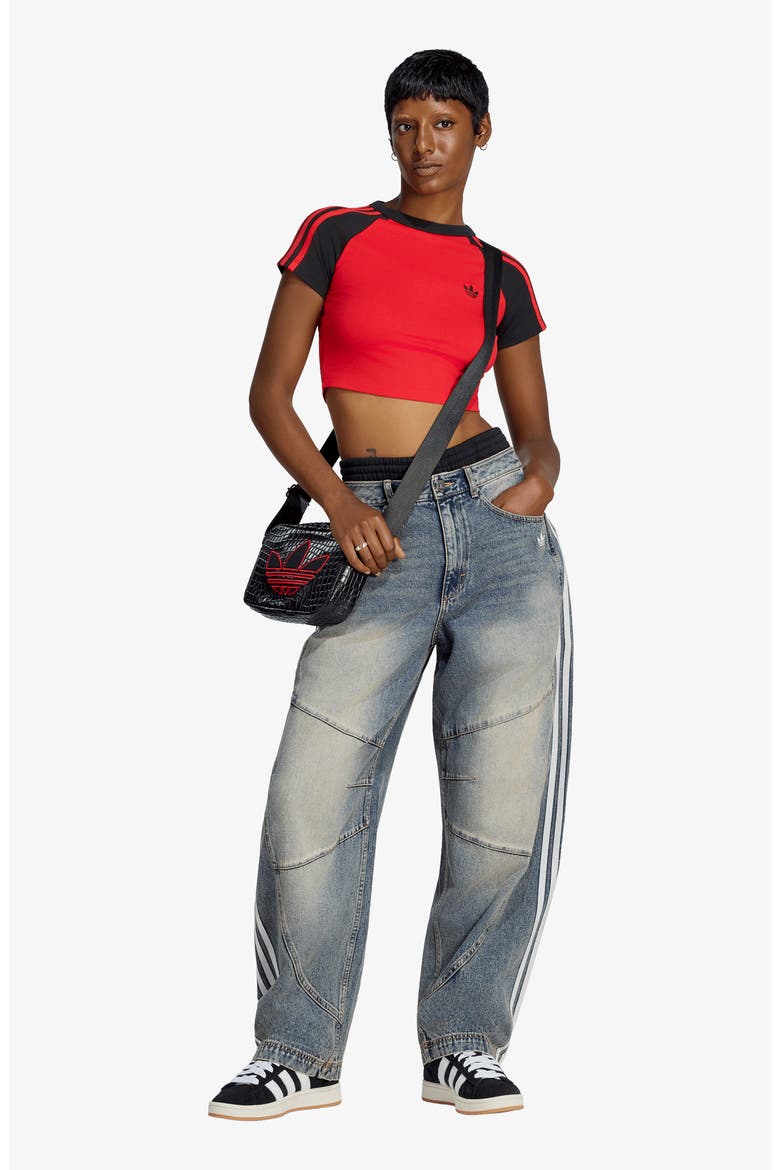Barrel Leg Jeans, Alternate, color, INDIGO DENIM