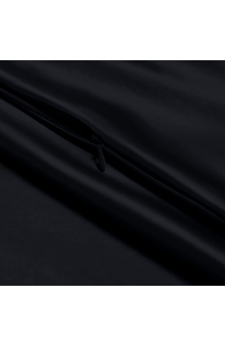 Bare Home 19 Momme 100% Mulberry Silk Pillowcase, Body Size, Alternate, color, Black