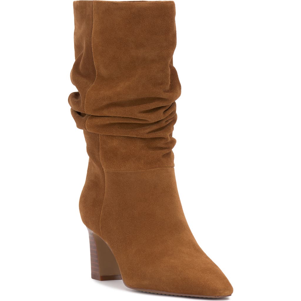 Vince Camuto Skylar Slouch Boot In Golden Walnut