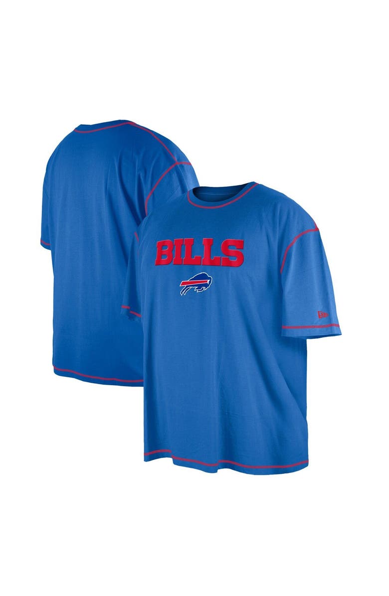 New Era Men's New Era Royal Buffalo Bills Third Down Big & Tall Puff Print T-Shirt, Main, color, 