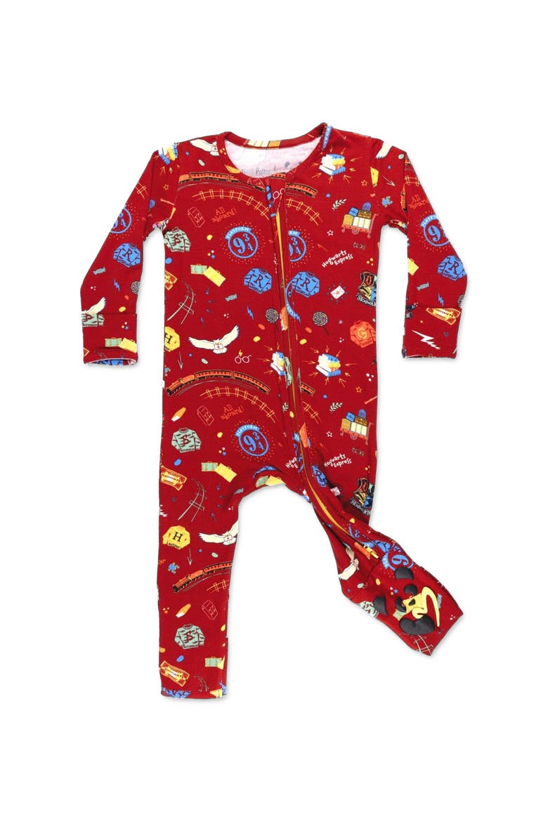 Baby Hogwarts Express Convertible Footie, Main, color, Hogwarts Express