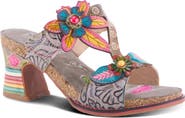 L'Artiste by Spring Step Rossie Floral Slide Sandal