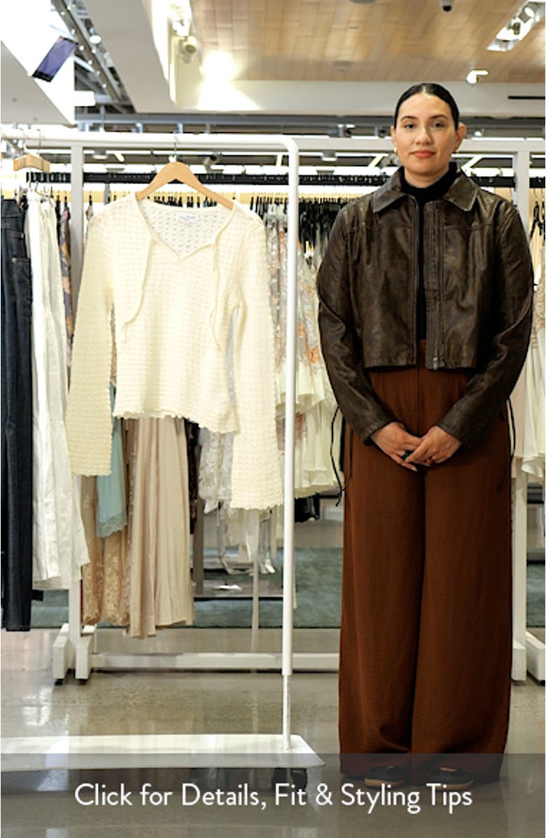 Diana Pointelle Sweater, sales video thumbnail