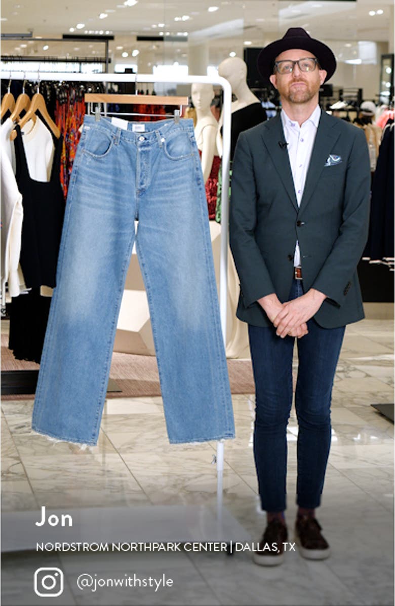 Annina High Waist Cotton Trouser Jeans, sales video thumbnail