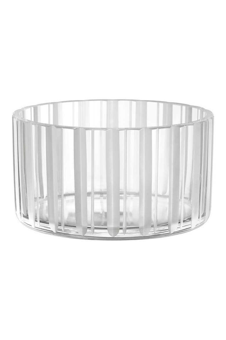 Cut In Number Small Serving Bowl, Main, color, CLEAR