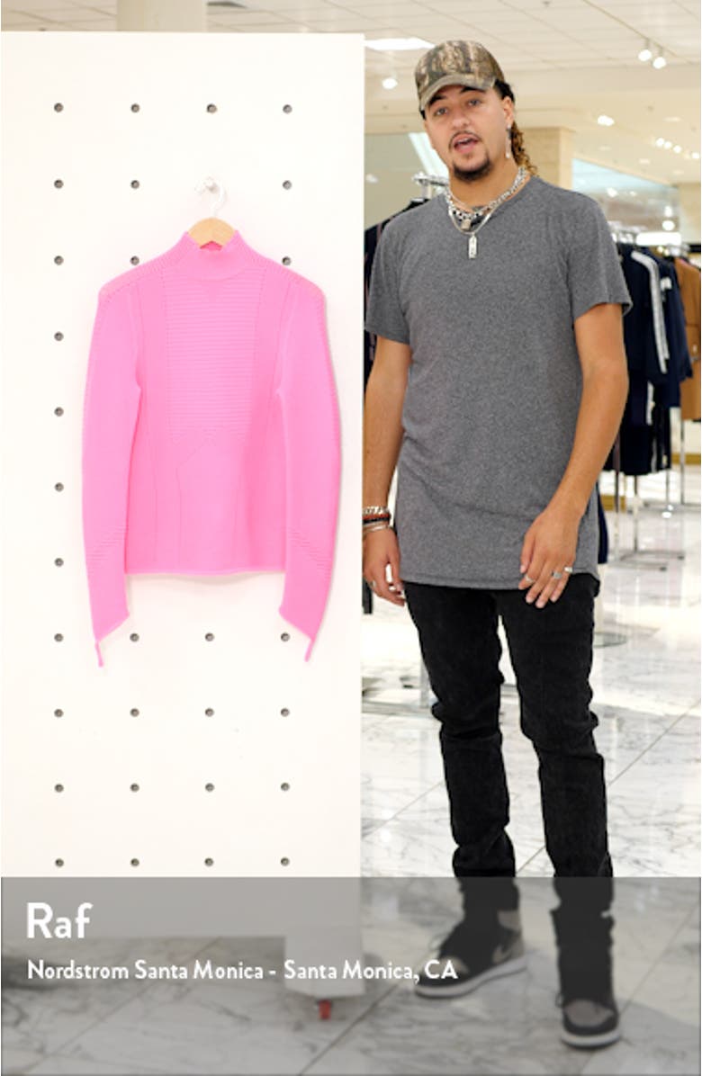 Rib Mock Neck Top, sales video thumbnail