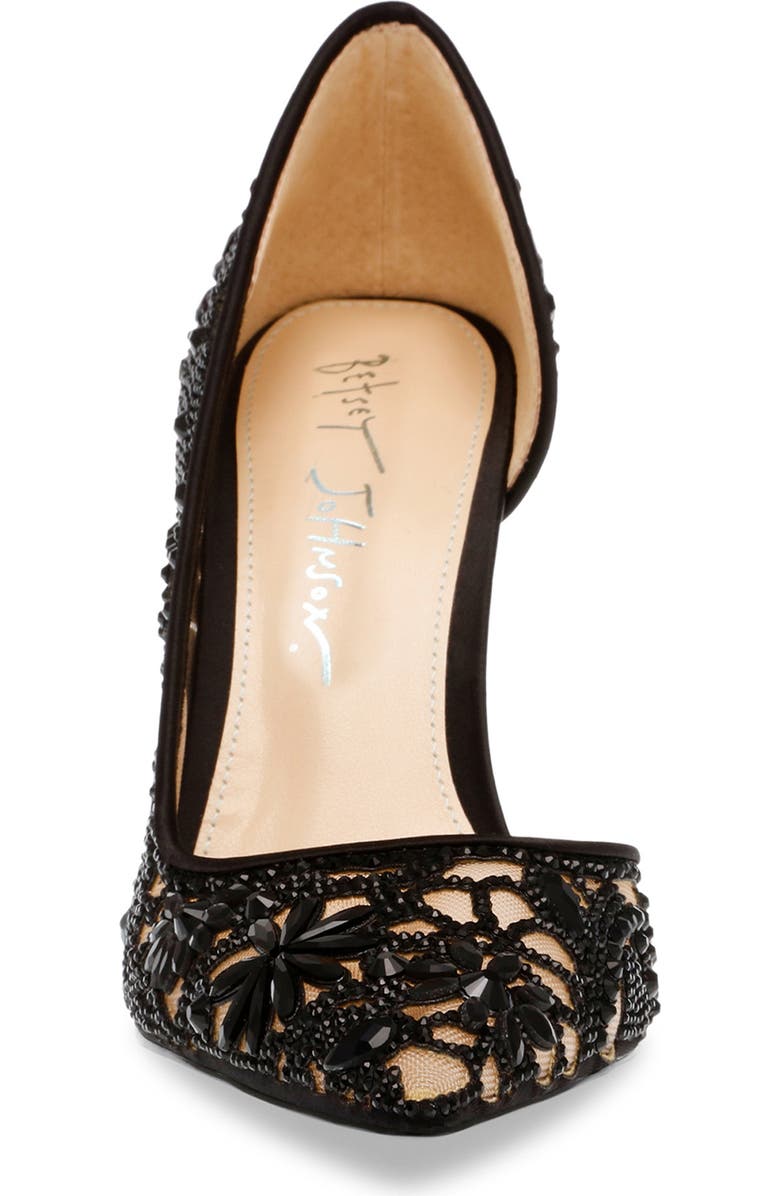 Betsey Johnson Chic Half d'Orsay Pump, Alternate, color,
