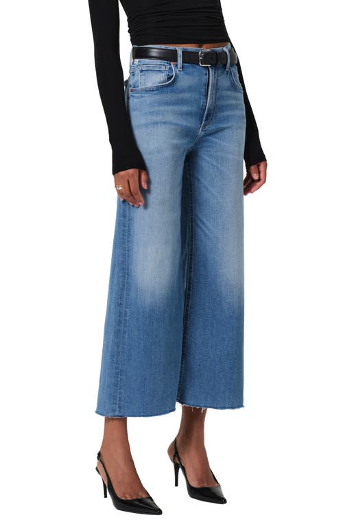 Citizen Of Humanity Lyra Wide Leg Crop In Belmont In Bhodi (md Indigo)