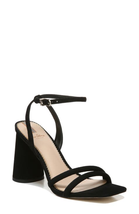 Cute black strappy sandals on sale