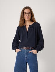 Hush Rhea Cotton Cheesecloth Blouse