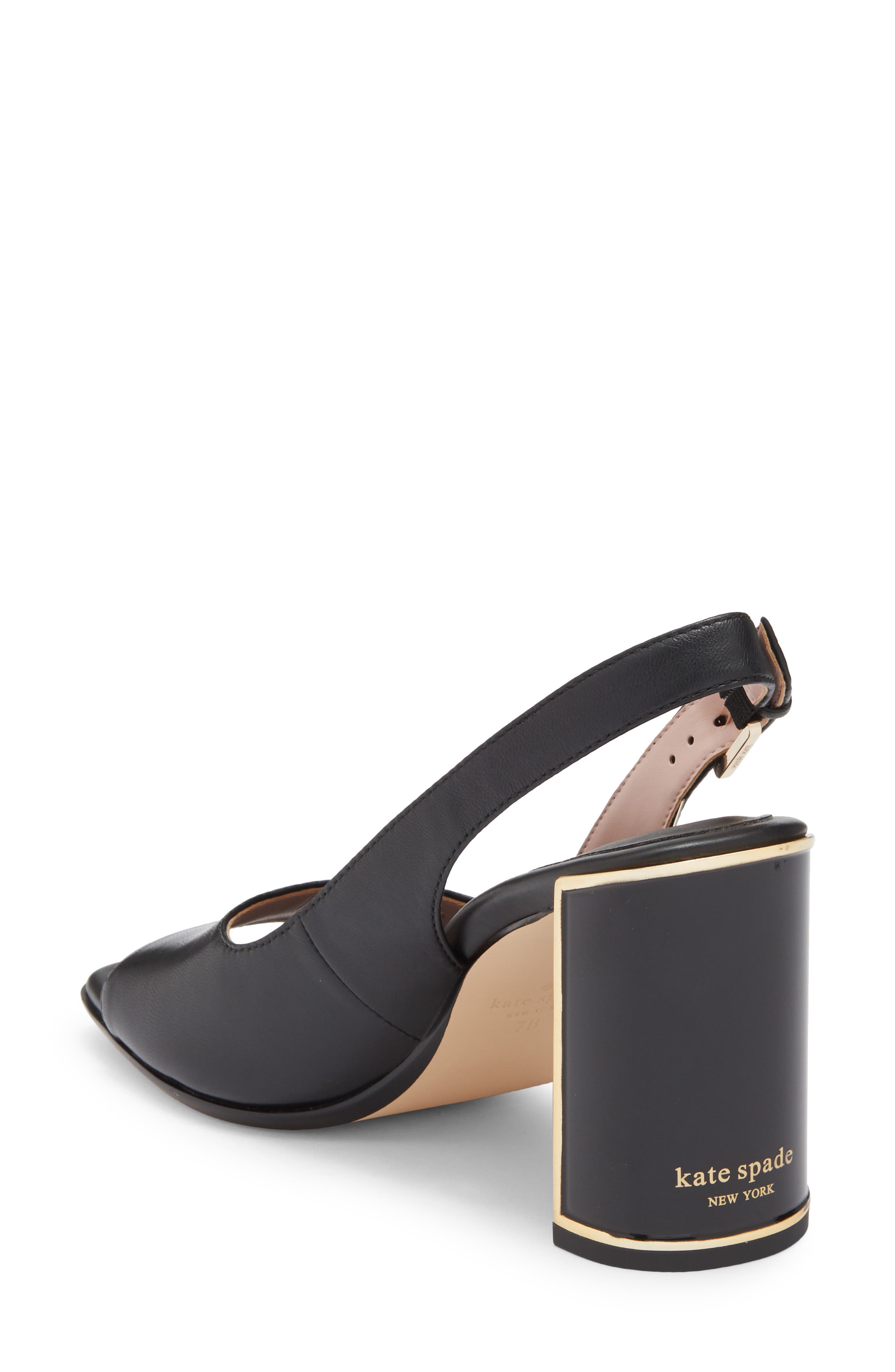 Kate Spade New York Ninna Slingback Pump, Alternate, color, Black