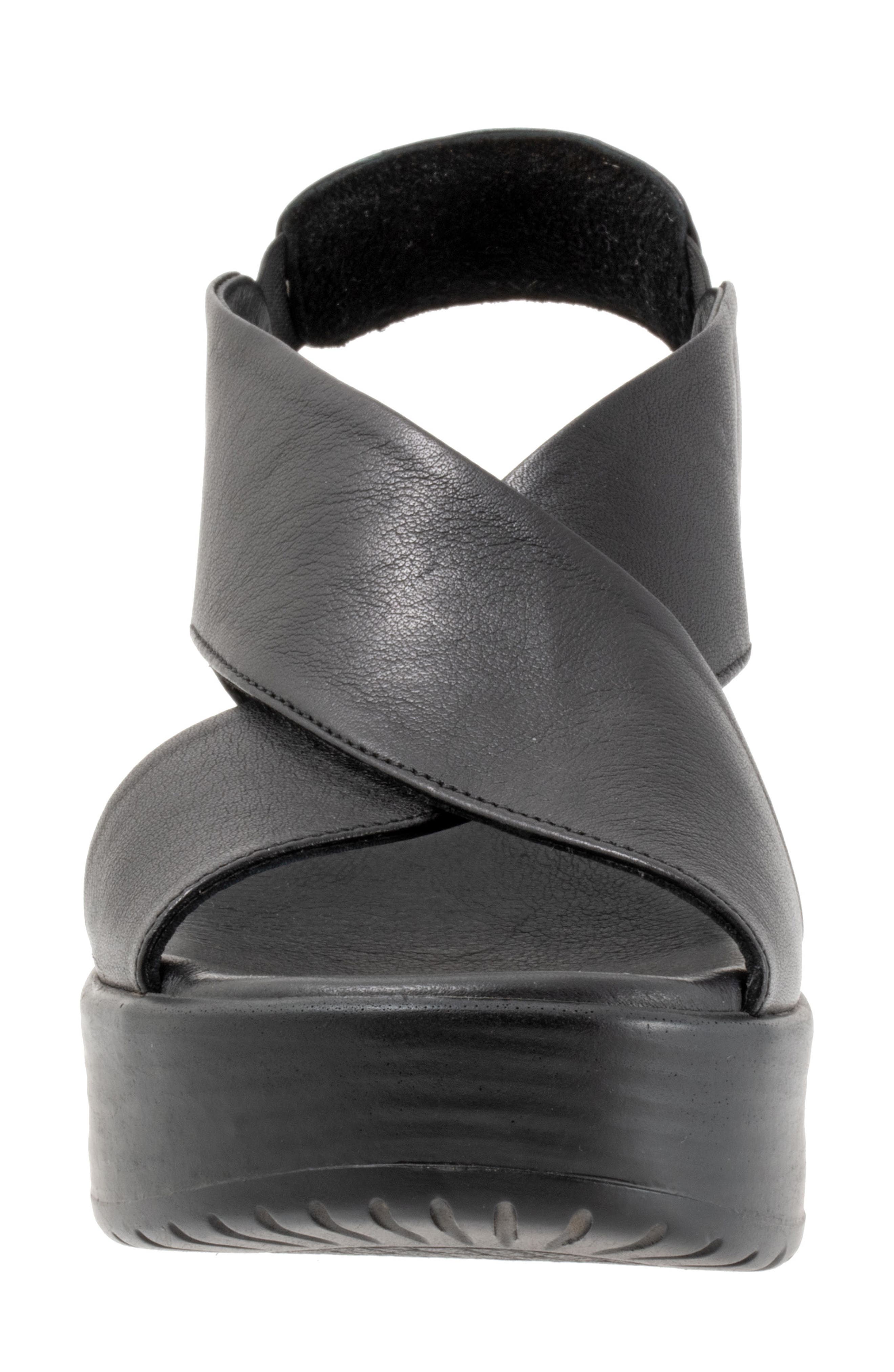 Bueno Naomi Platform Wedge Sandal, Alternate, color, Black