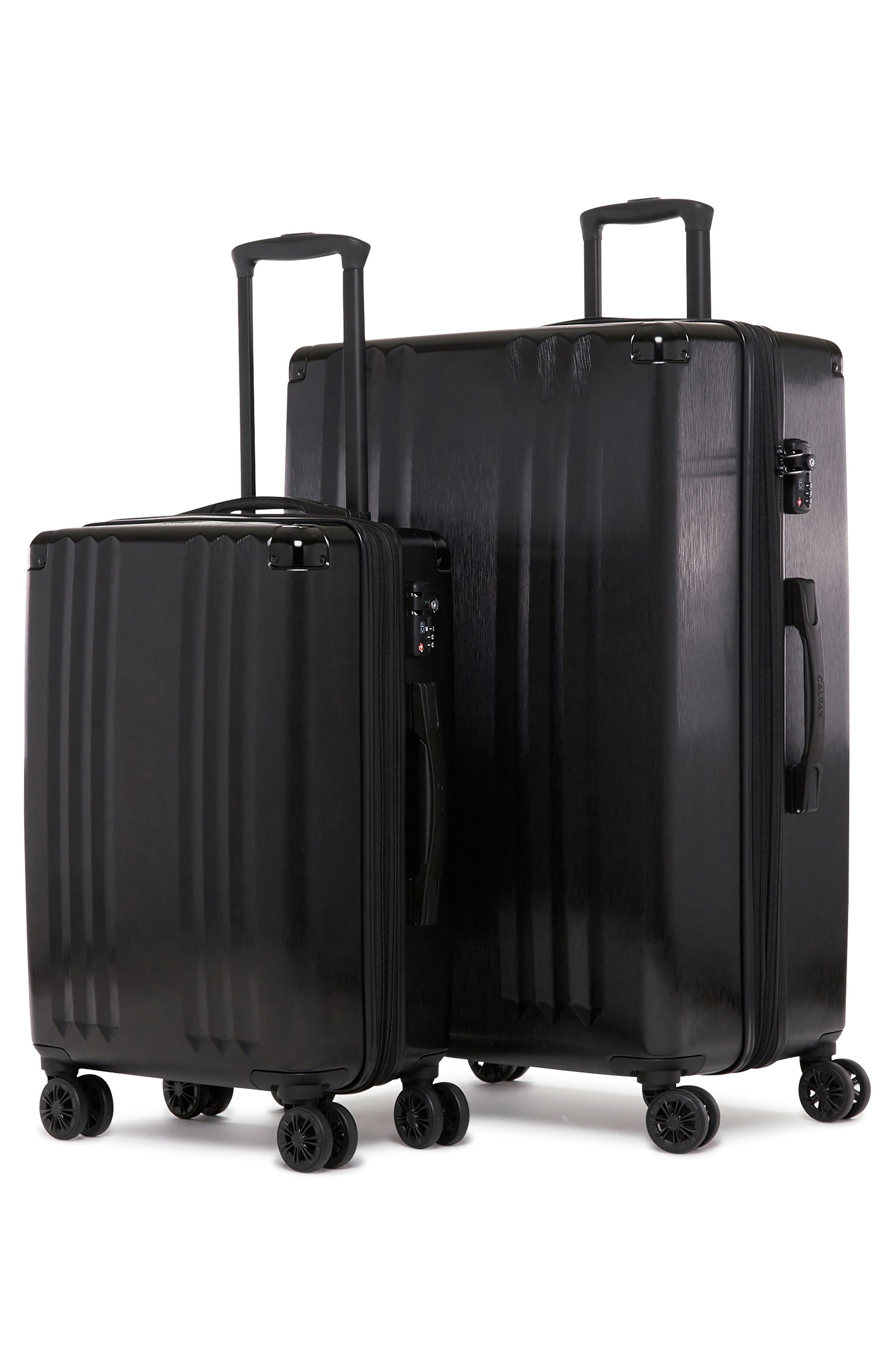 CALPAK Ambeur 2-Piece Spinner Luggage Set, Alternate, color, Black