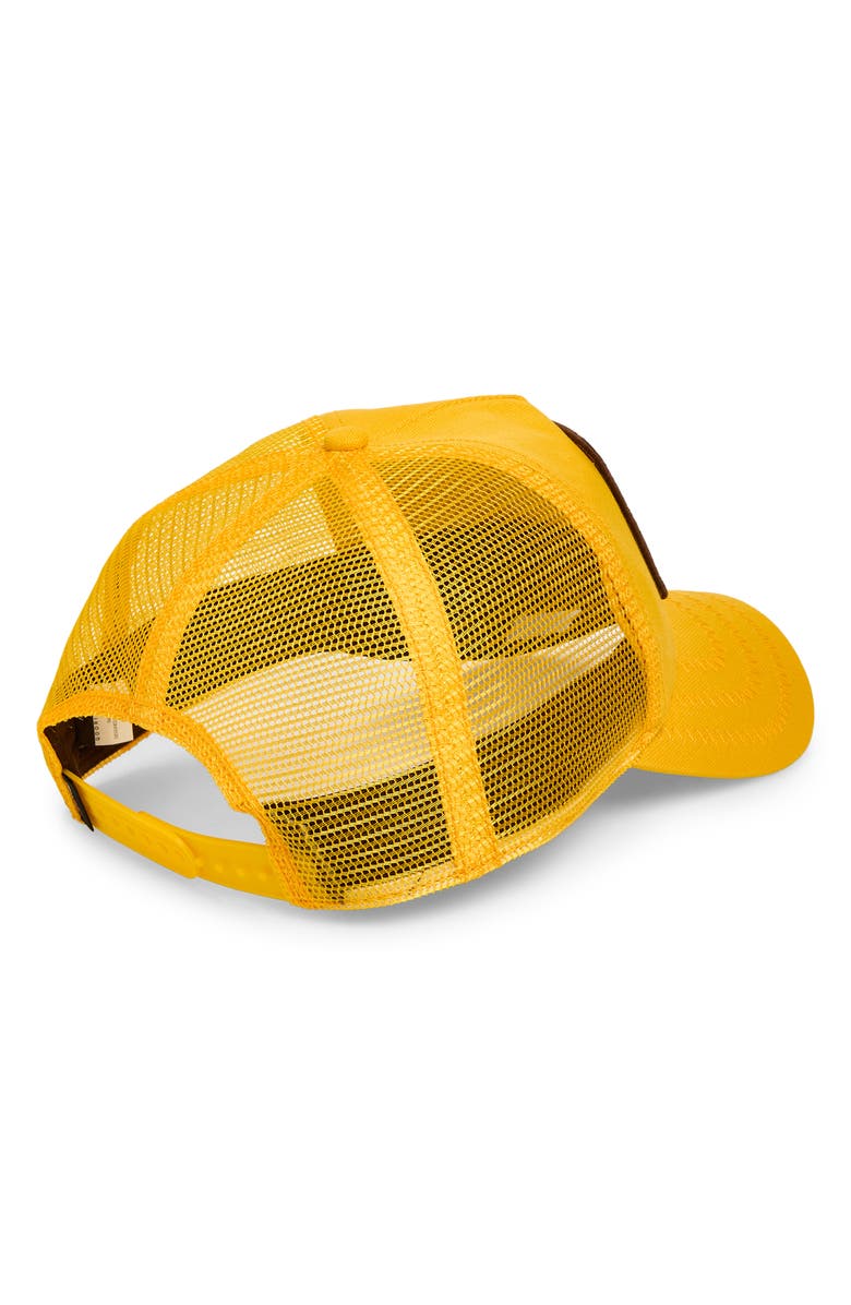 Goorin Bros. Safeguard Patch Trucker Hat, Alternate, color, Gold