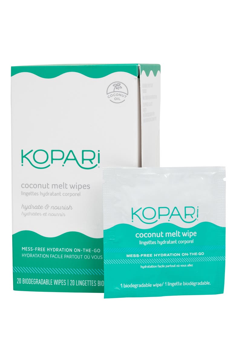 Kopari Coconut Melt Wipes, Alternate, color, 
