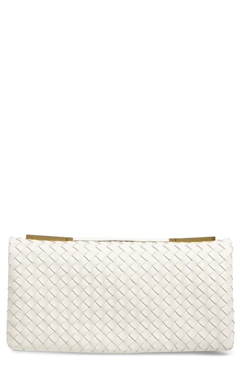 The 70 Intrecciato Leather Top Handle Bag