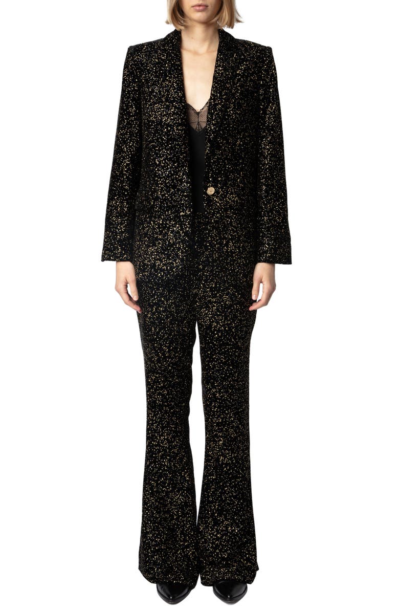 Zadig & Voltaire Valse Jacket, Alternate, color, 