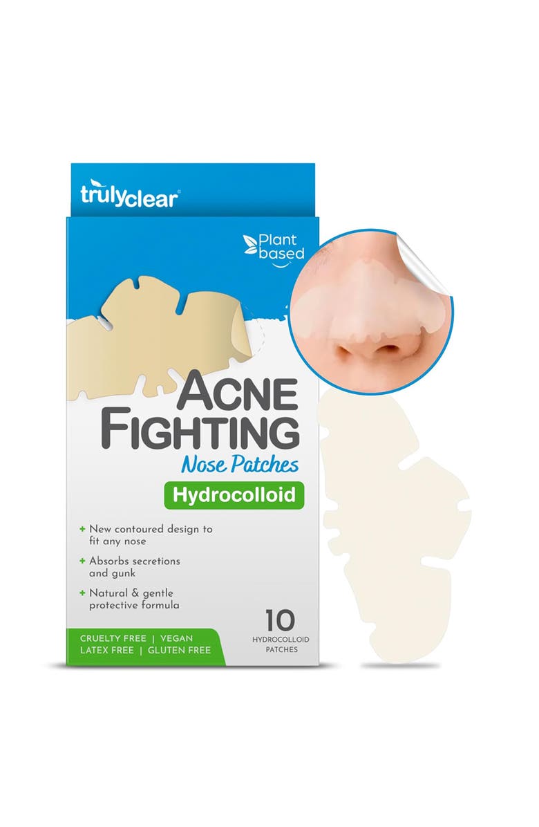 TRULY CLEAR Acne Nose Patches, 10 Count, Alternate, color, Multicolored