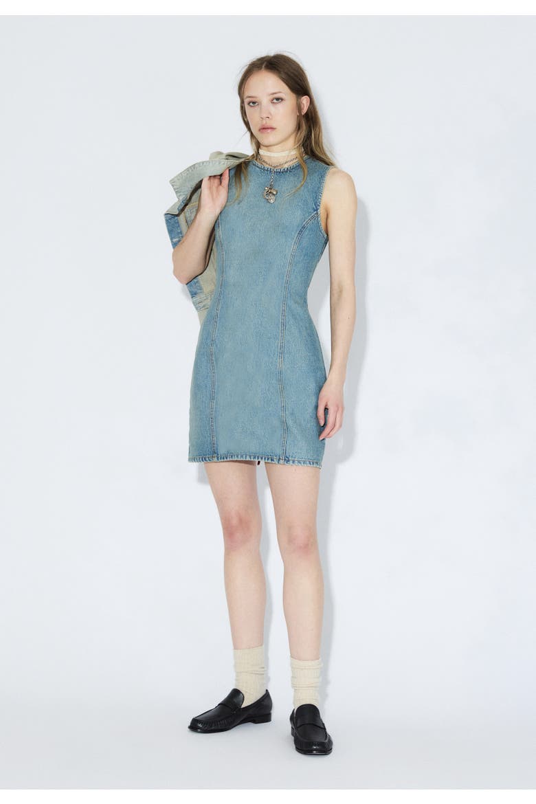 Calista Dress, Main, color, Stream Sky Aged