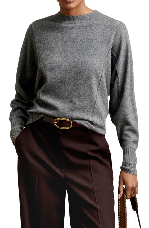 Suki Wool & Cashmere Blend Crewneck Sweater