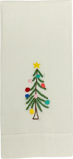 Rustic Christmas Tree Tea Towels