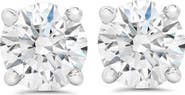 Bliss Diamond 3 Cttw Diamond Studs With Screw Backs 14k Gold Lab Grown