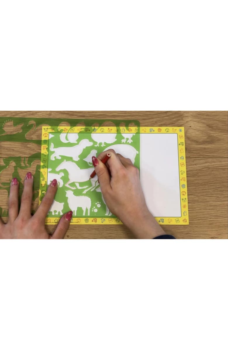 Buddy & Barney Magic Water Drawing Set, Animal Themed Activity, Kids 3+, Alternate, color, Multicolored