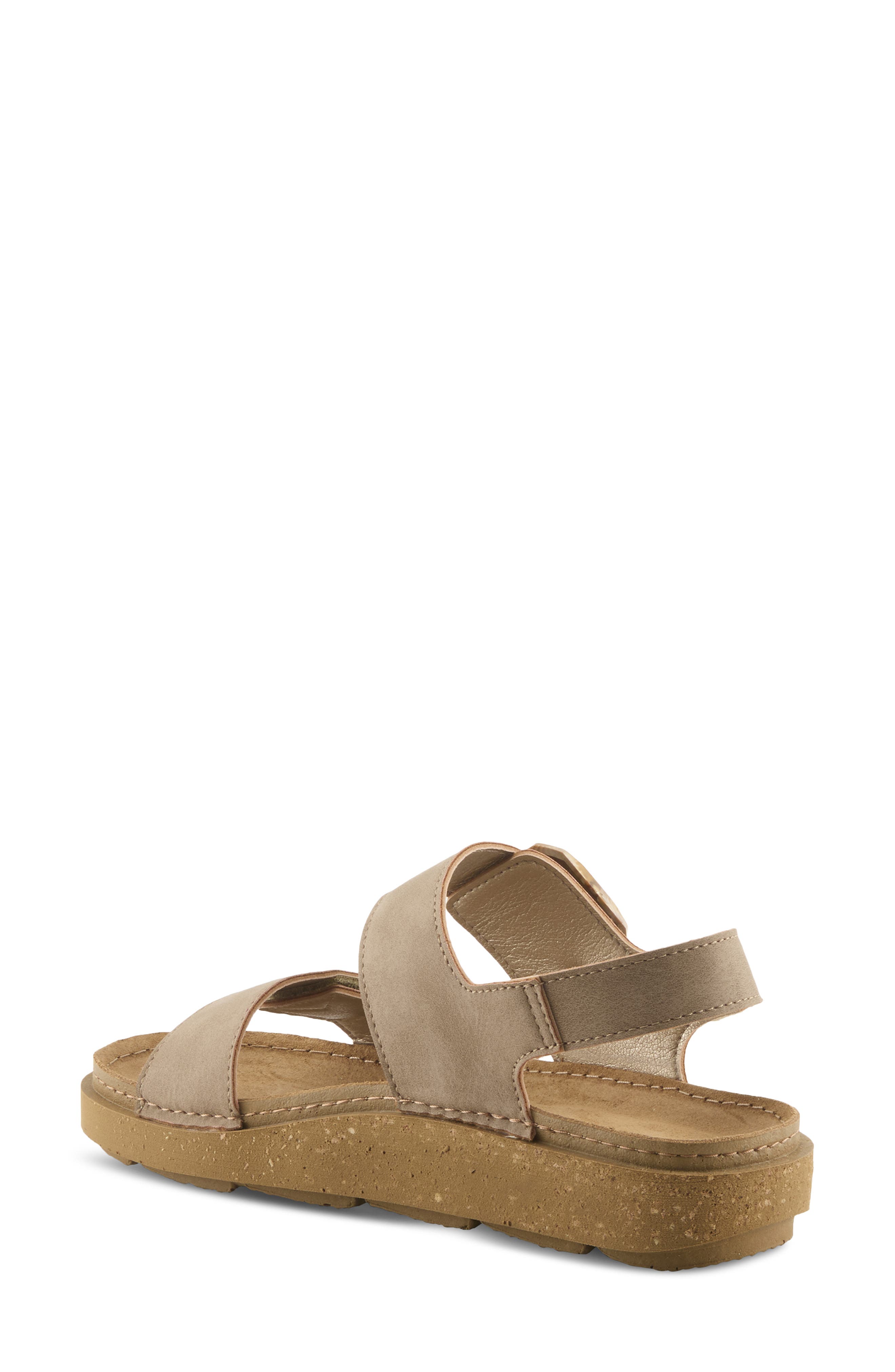 Flexus by Spring Step Bravies Ankle Strap Sandal, Alternate, color, Taupe