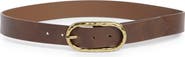 Melrose and Market Oval Textured Buckle Belt