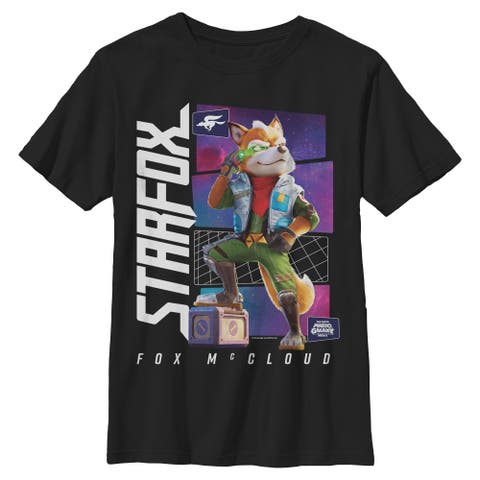 Boys' Fox Mccloud Star Pose Short Sleeve T-shirt