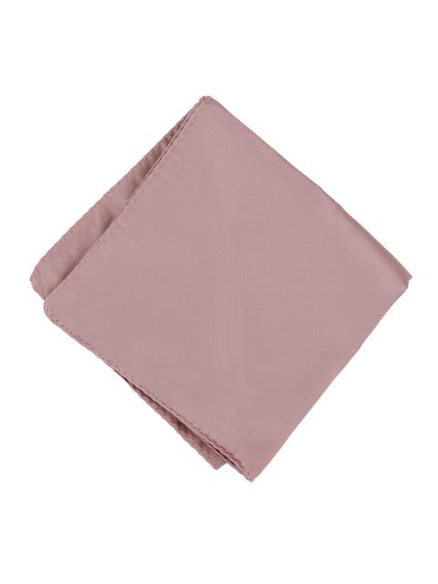 Men's Solid Satin Pocket Square