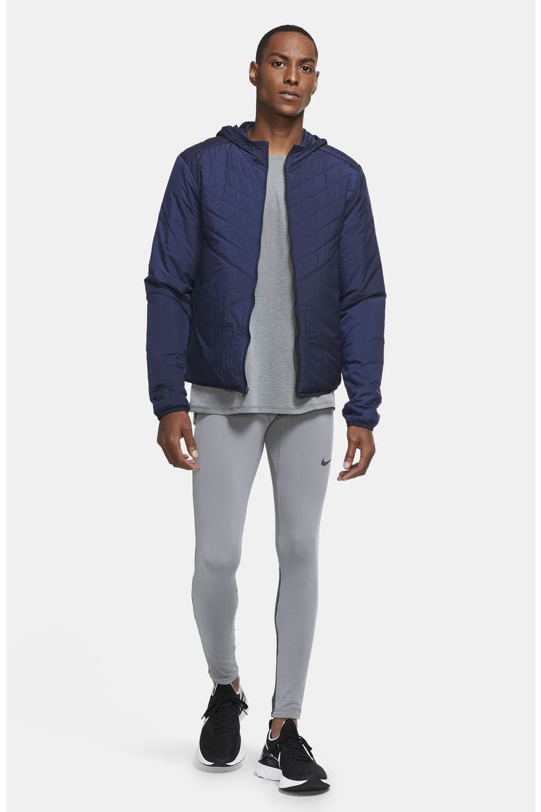 Aerolayer Running Jacket, Alternate, color, OBSIDIAN